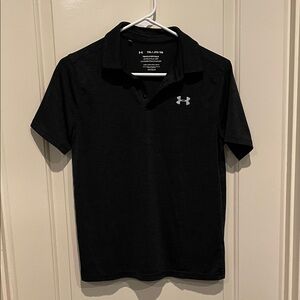 Under Armour Boy’s Performance Polo Shirt in Black